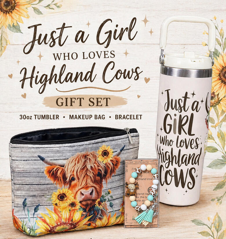 Highland Cows Set